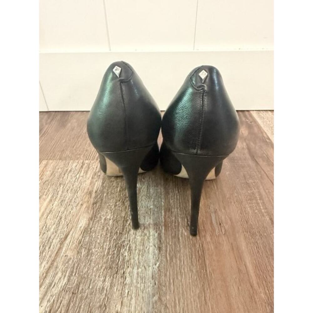 Sam Edelman Stiletto Danna Pointed Toe Heel in black leather Womens 7.5 EUC - Picture 3 of 10